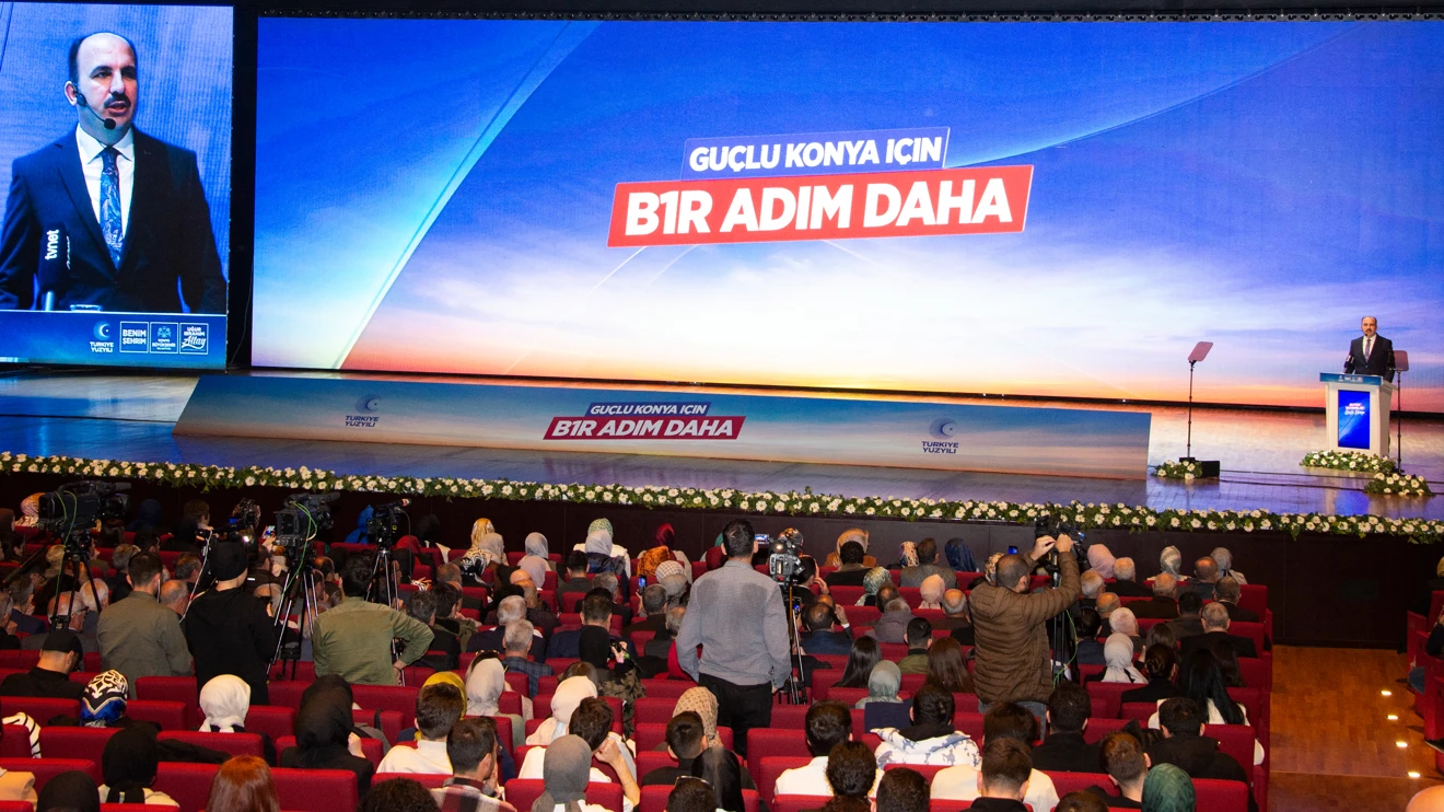 Rektör Aksoy, "Güçlü Konya İçin Bir Adım Daha" programına katıldı
